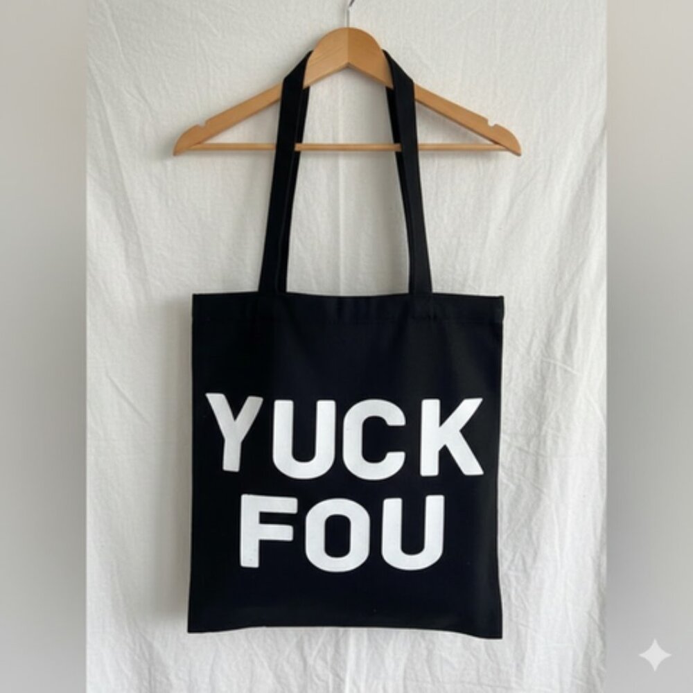 Black Yuck Fou Tote Bag